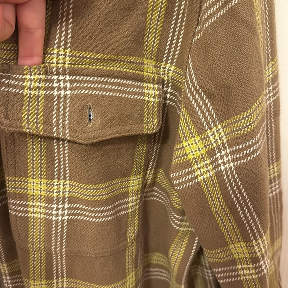 RAG & BONE Zip Dalton Plaid Shirt lightweight jacket size large - Picture 8 of 9